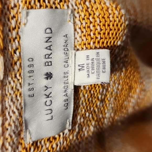 Lucky Brand wrap sweater size med - Picture 7 of 8